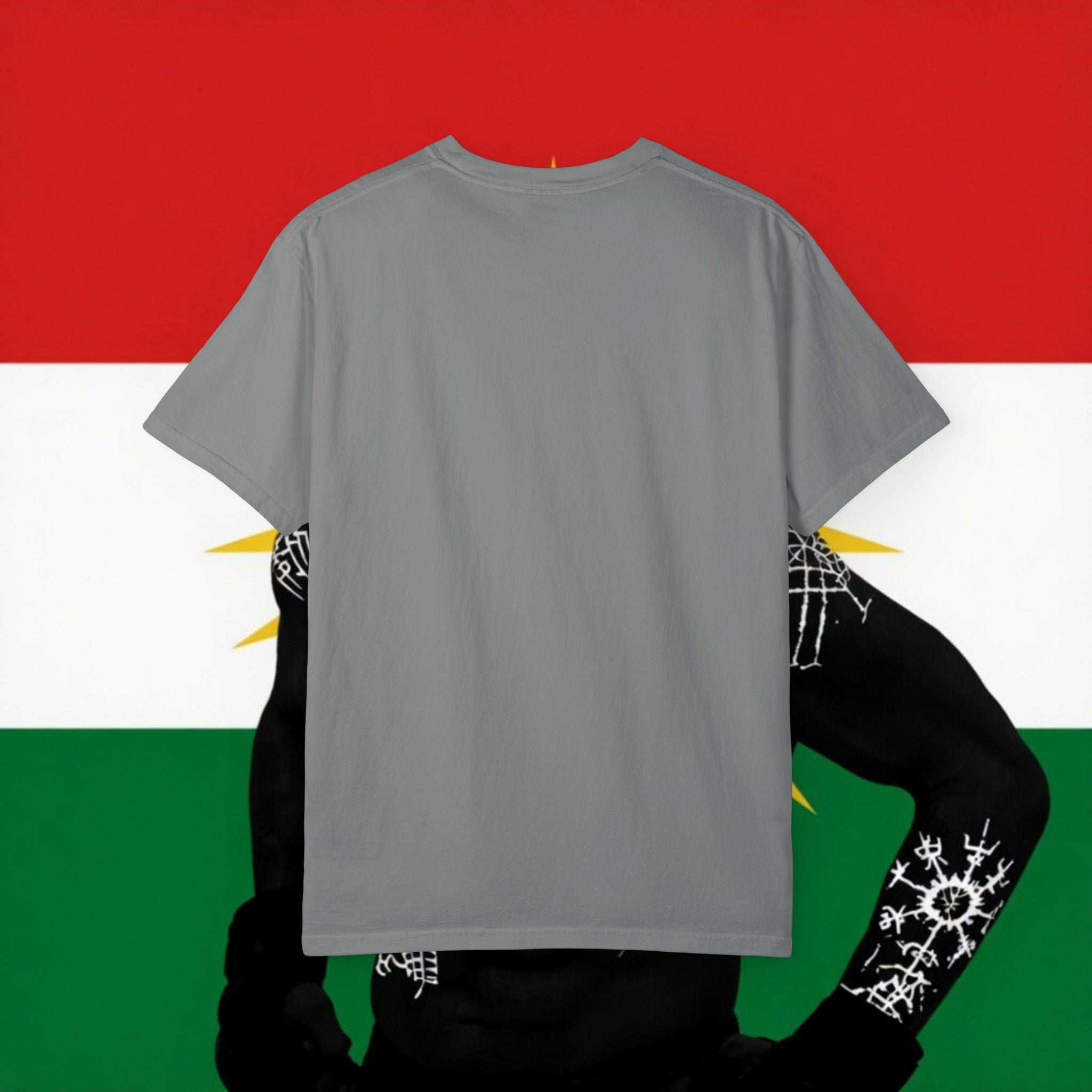 Kurdistan Flag Silhouette T-Shirt — Kurdish Pride Graphic Tee
