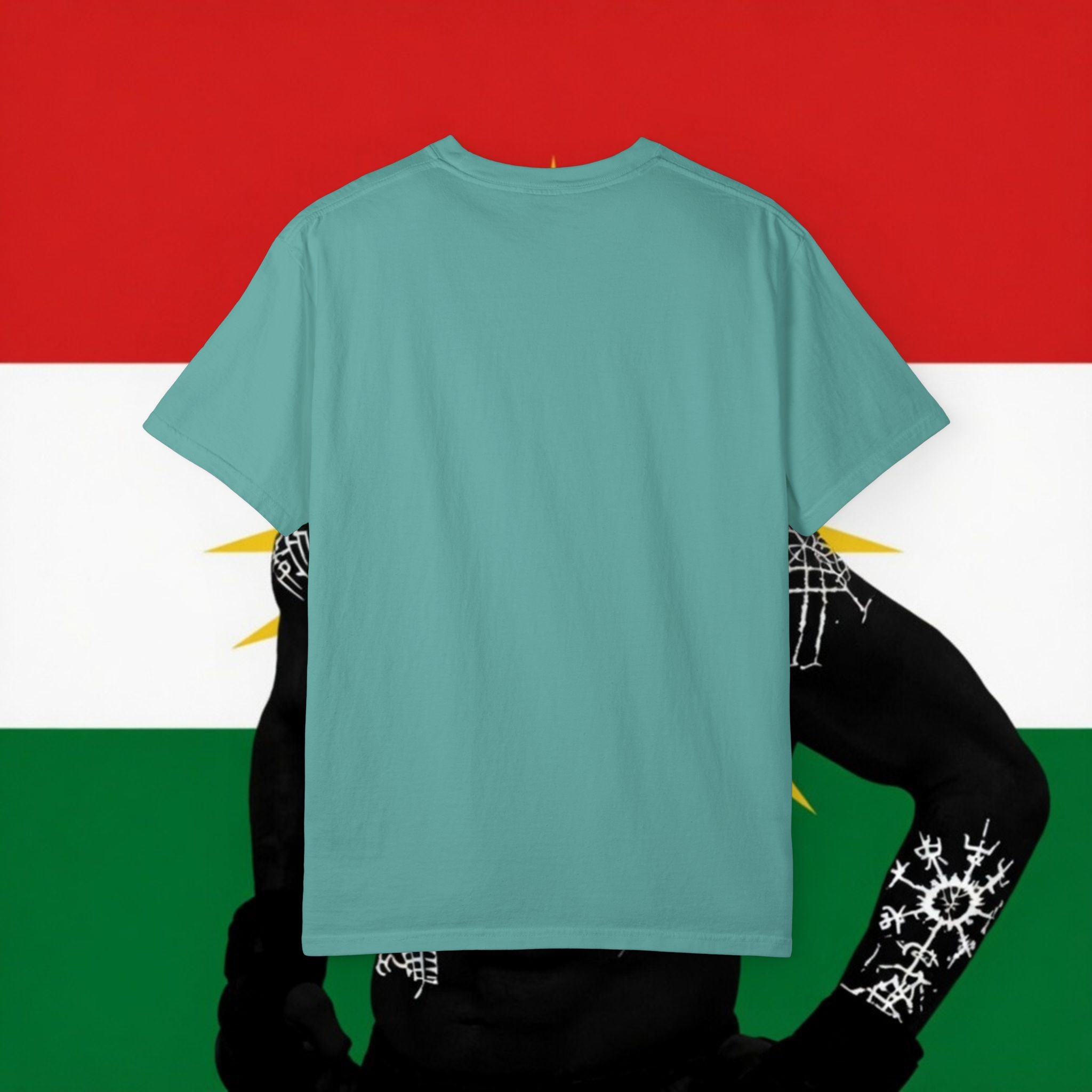 Kurdistan Flag Silhouette T-Shirt — Kurdish Pride Graphic Tee