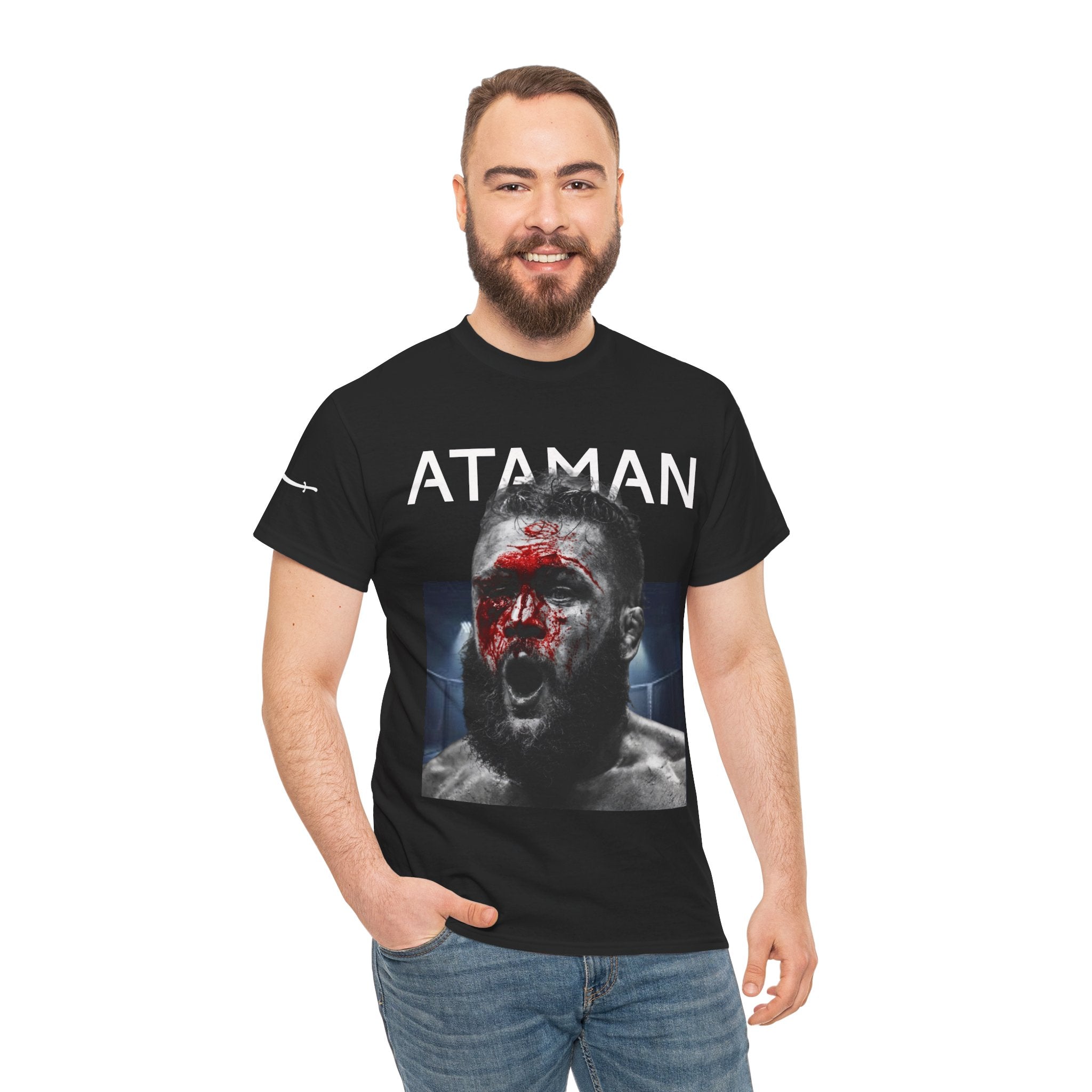 Ataman MMA Fighter T-Shirt — Combat Sports Graphic Tee for Fight Fans