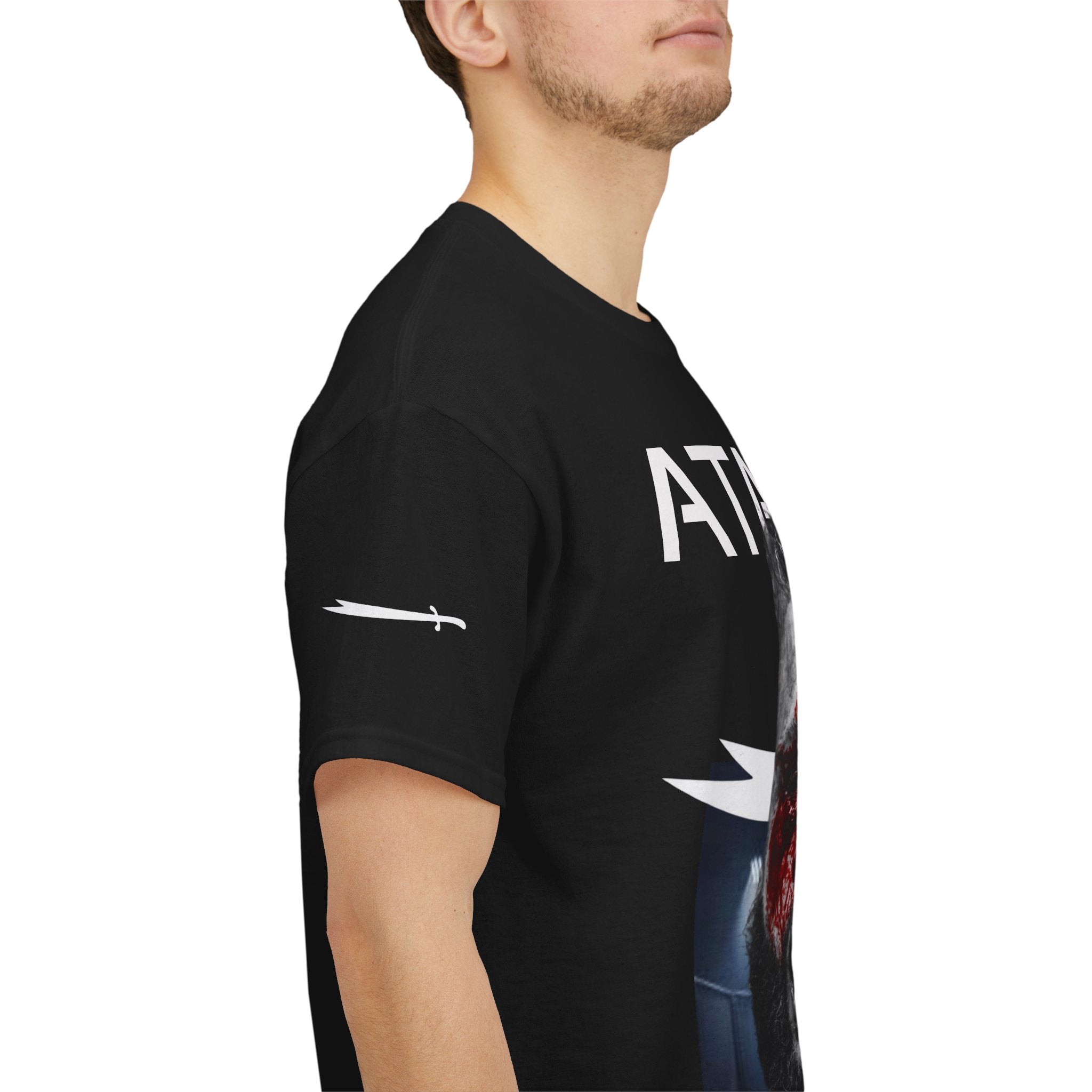 V2 Ataman MMA Fighter T-Shirt — Combat Sports Graphic Tee for Fight Fans (Sword)