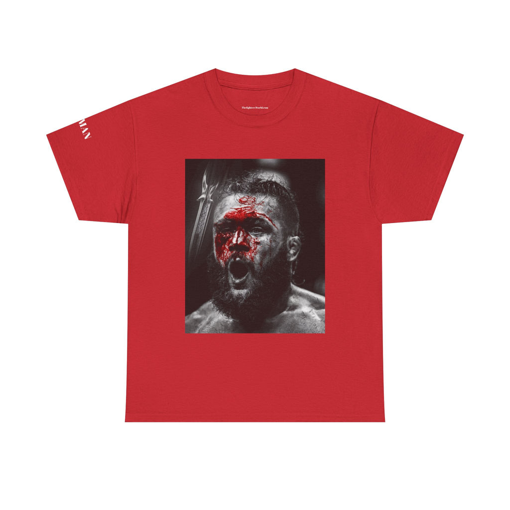 Azerbaijan Flag Tee — Gritty Warrior Portrait Graphic T-Shirt