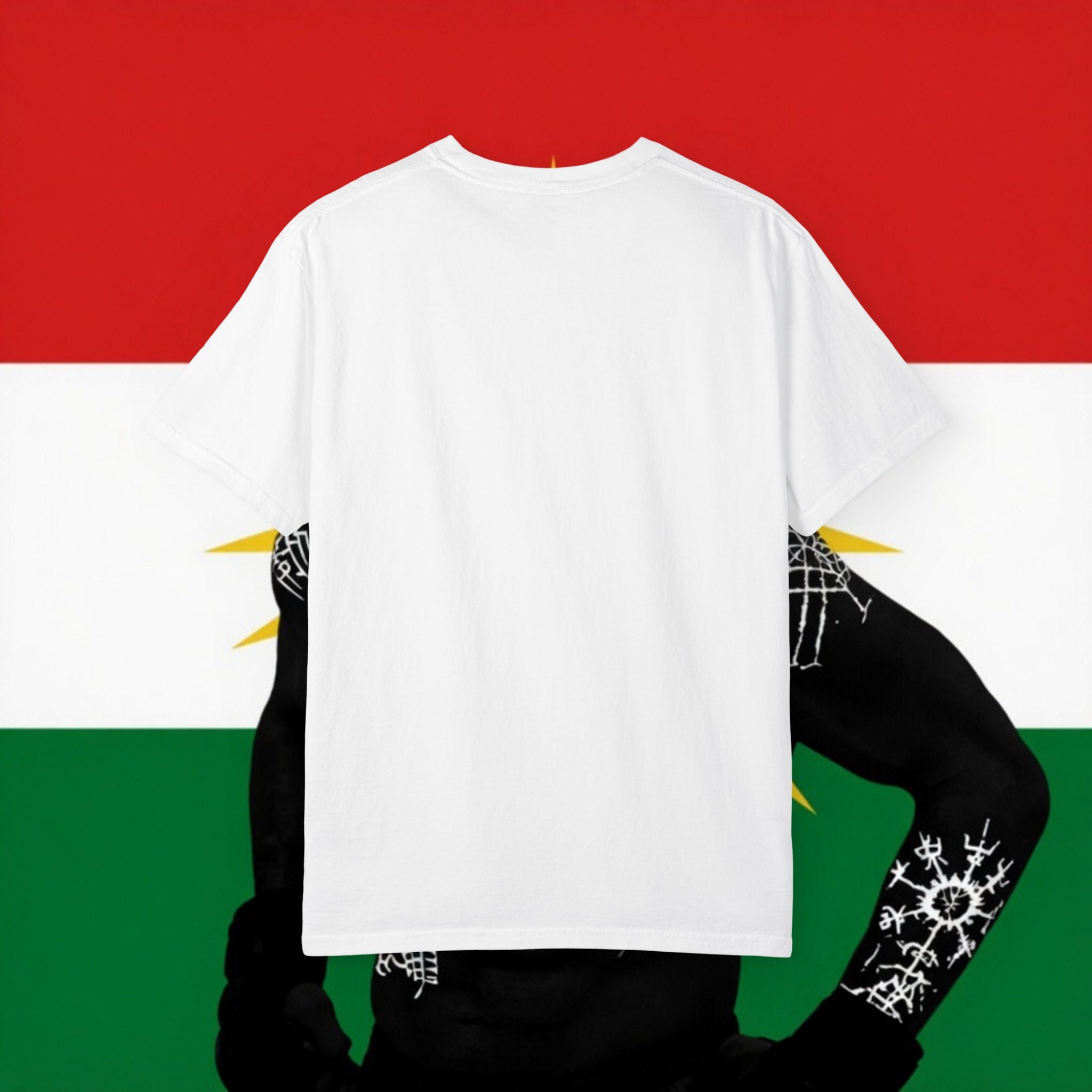 Kurdistan Flag Silhouette T-Shirt — Kurdish Pride Graphic Tee