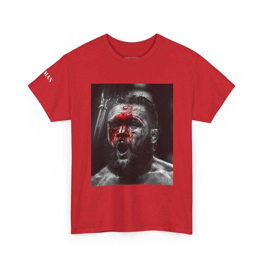 Azerbaijan Flag Tee — Gritty Warrior Portrait Graphic T-Shirt