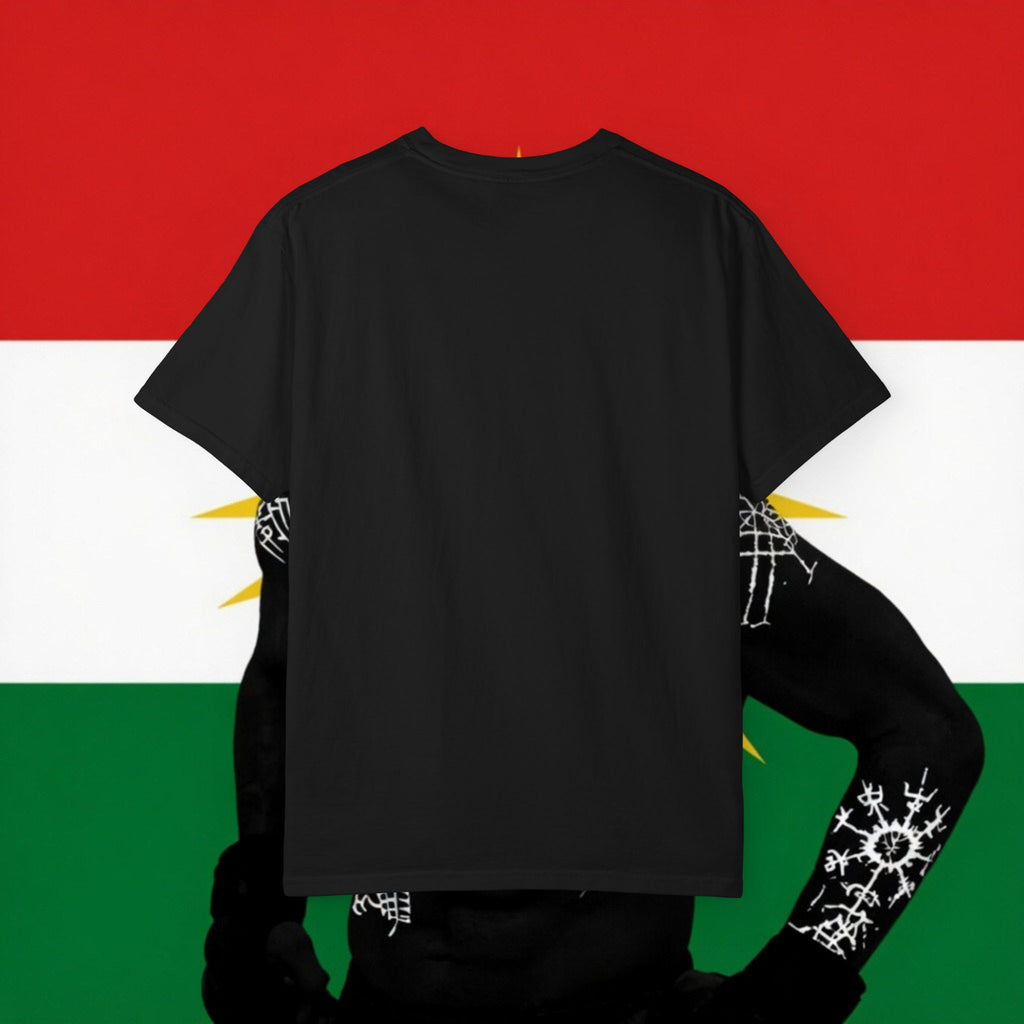 Kurdistan Flag Silhouette T-Shirt — Kurdish Pride Graphic Tee
